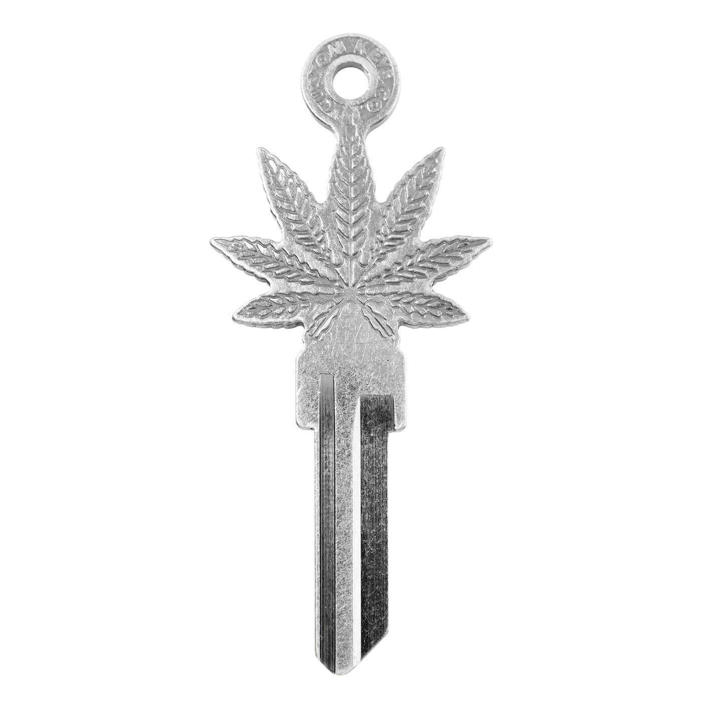 Cannabis KW1 House Key - Silver
