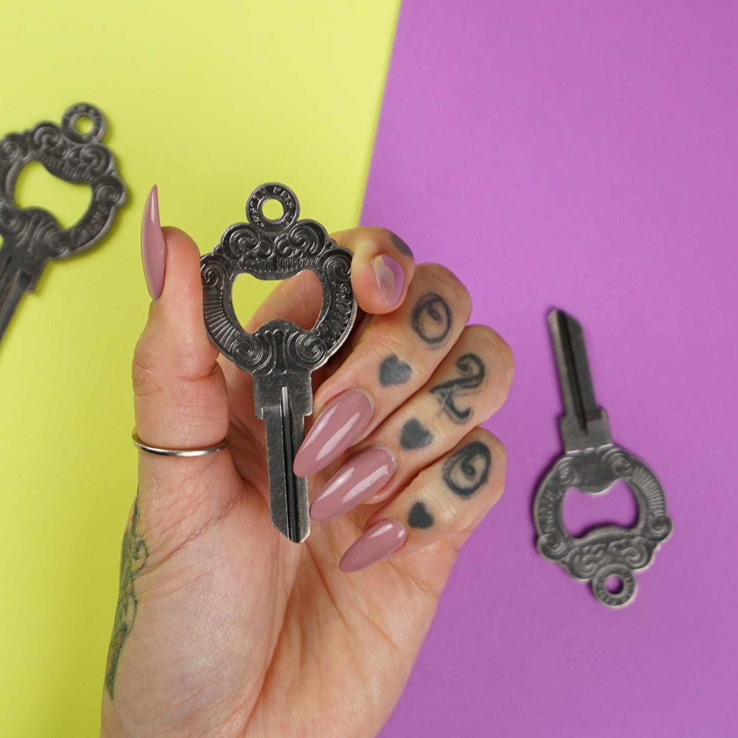 Cheers Bottle Opener Key Blanks - Silver