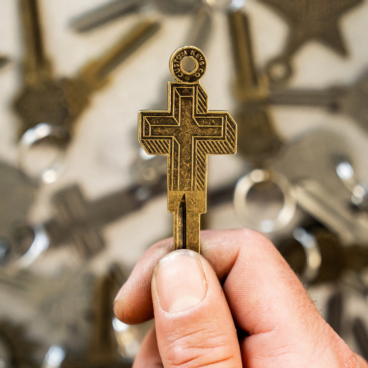 Divine Cross Blank House Key