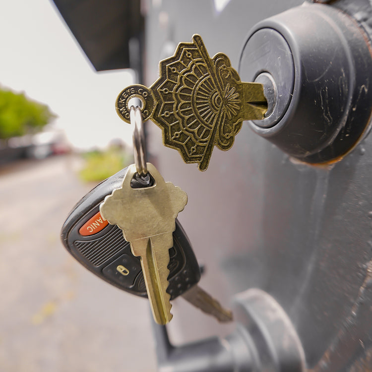 Japanese Sensu Fan Key In Door