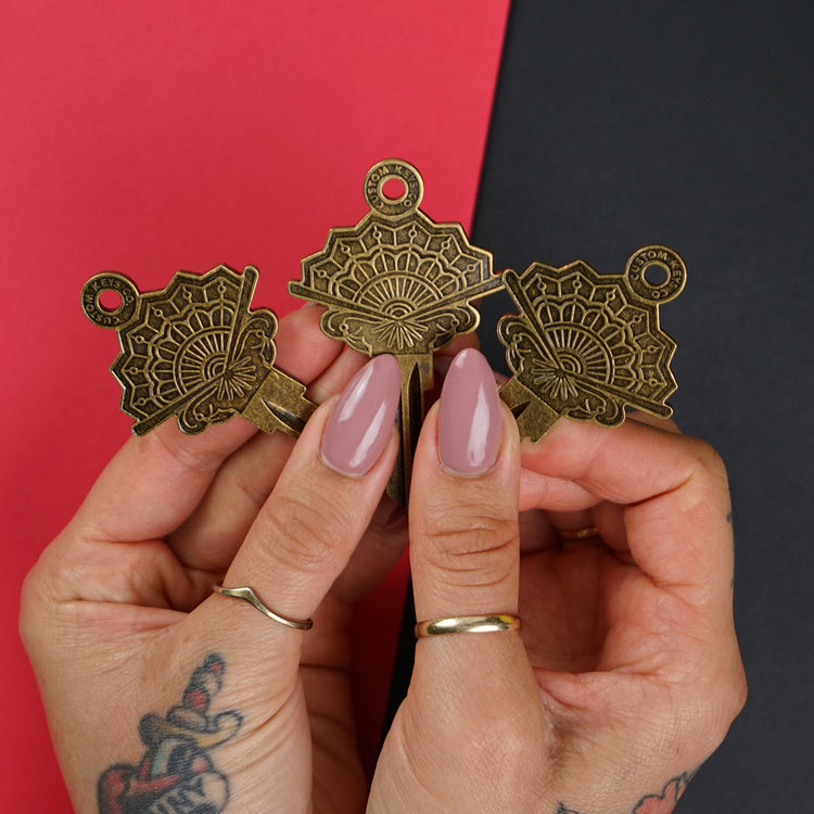 Japanese Sensu Fan Blank Keys