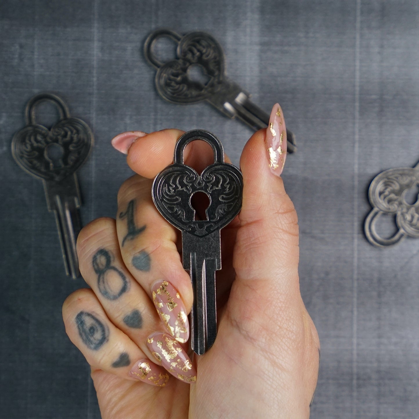 Lovers Custom kw1 Blank Key - Silver