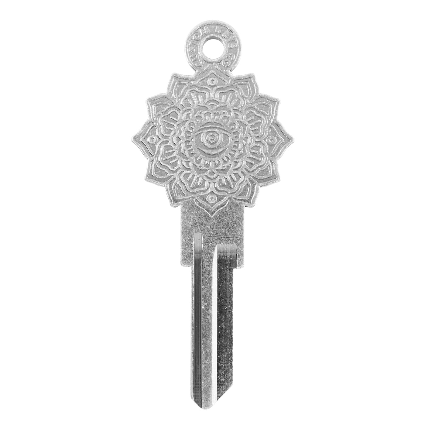 Mandala KW1 Blank Key - Silver