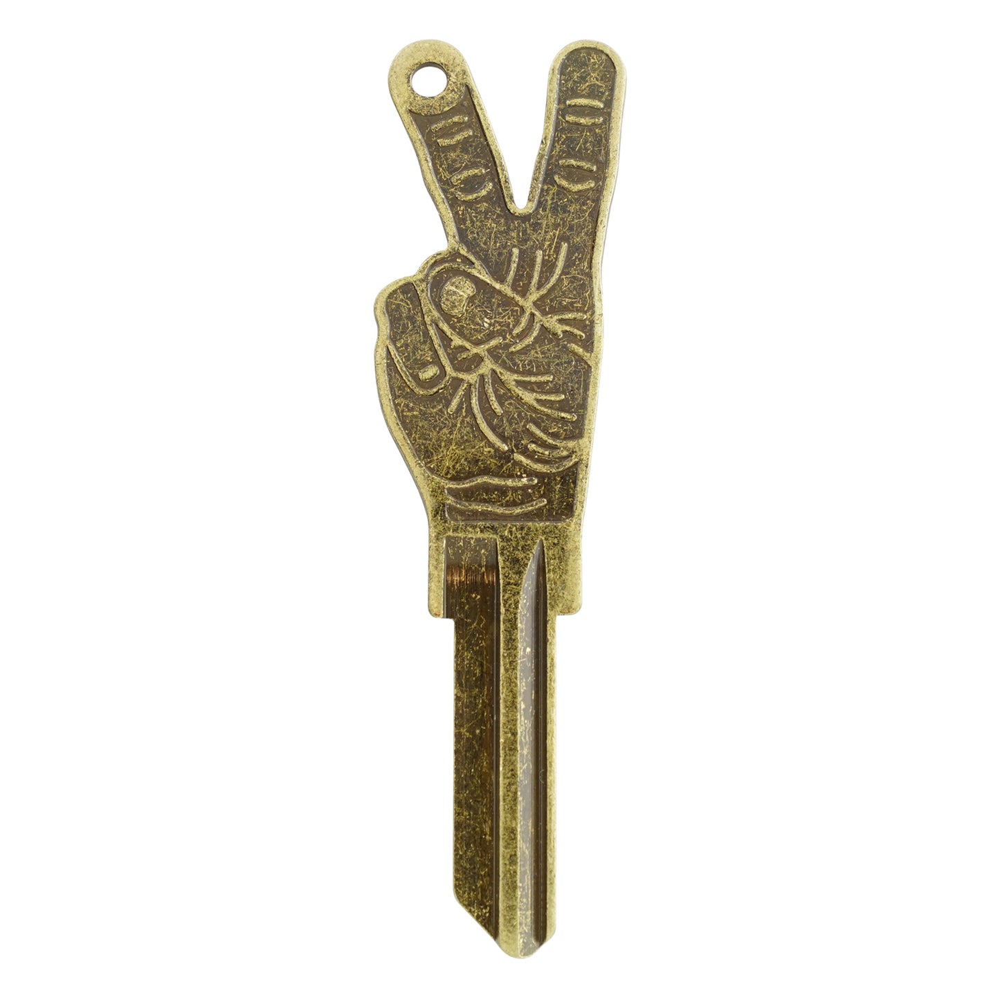 Peace Out Key Blank