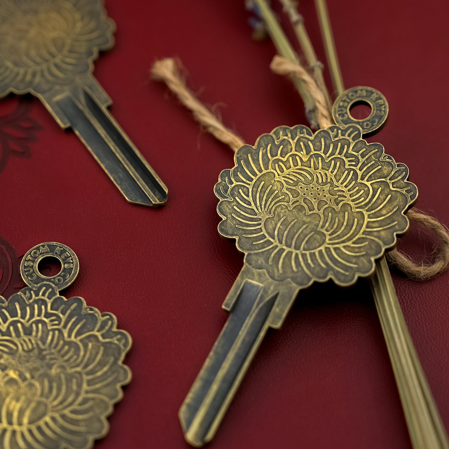 Peony Key Blank