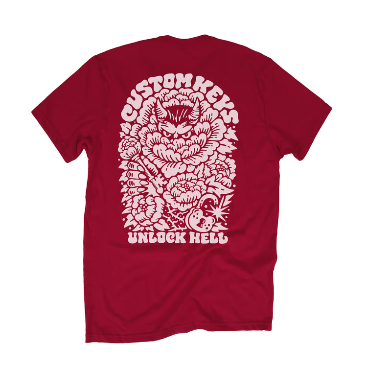 Unlock Hell CustomKeys.com Red T-Shirt