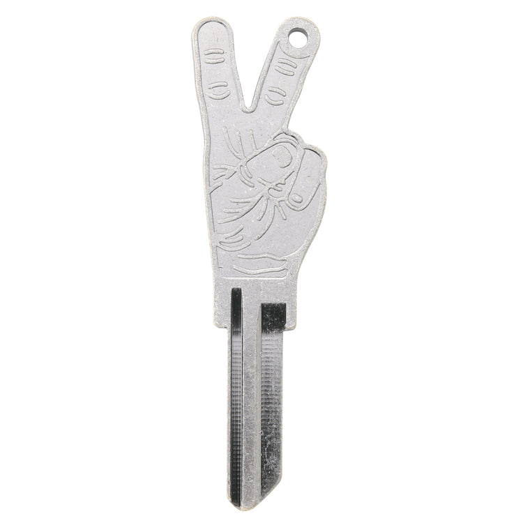 Peace Out Key - Silver