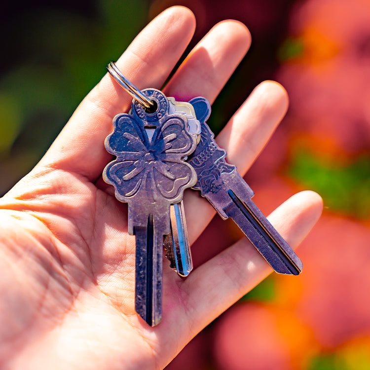 Clover kw1 Custom Key - Silver
