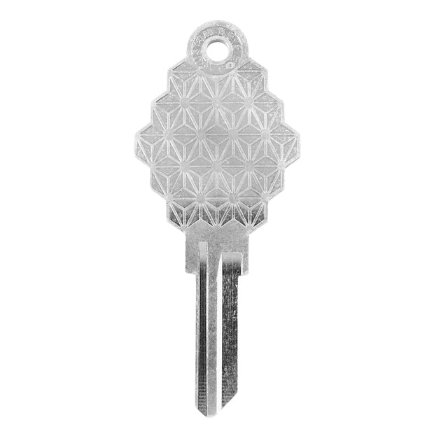 Asanoha KW1 Key - Silver