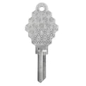 Asanoha KW1 Key - Silver