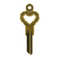 Barbed Wire Heart Key