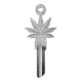 Cannabis KW1 House Key - Silver
