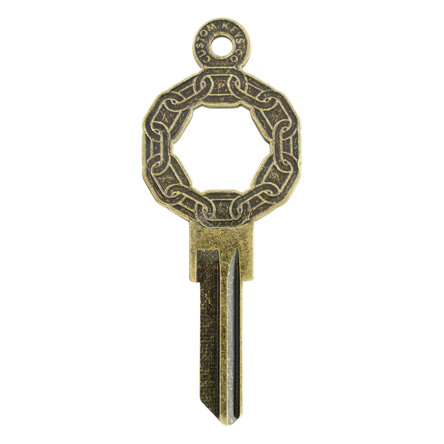 Chain Link House Key Blank