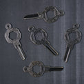 Chain Link kw1 Custom Key - Silver