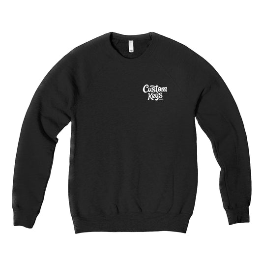 Cowboy Skull Crew Neck Sweatshirt - Black