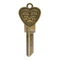 Gold Crybaby KW1 Key Blank