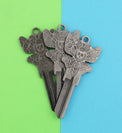 Death Moth Key - Silver