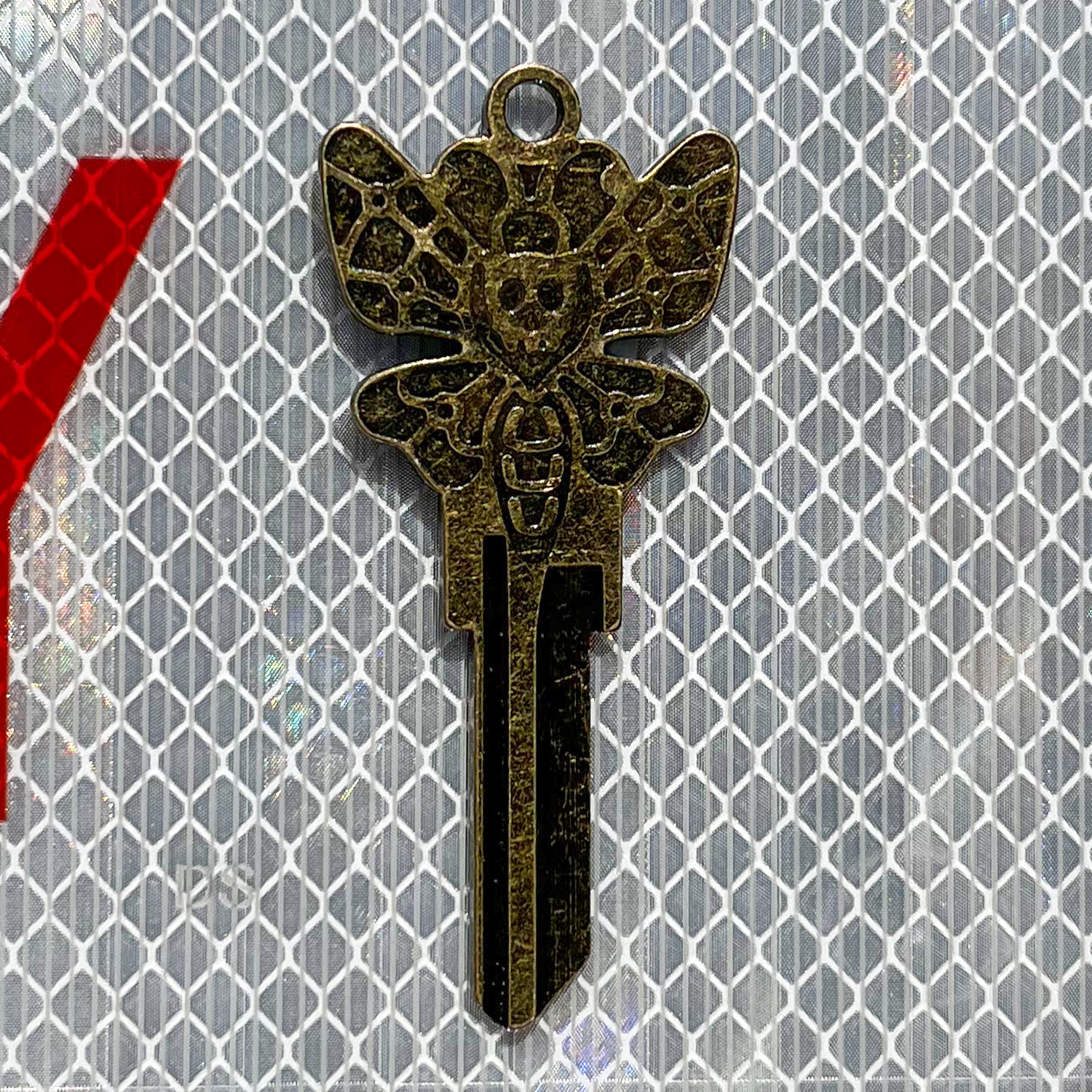 Gold KW1 Death Moth Key Blank