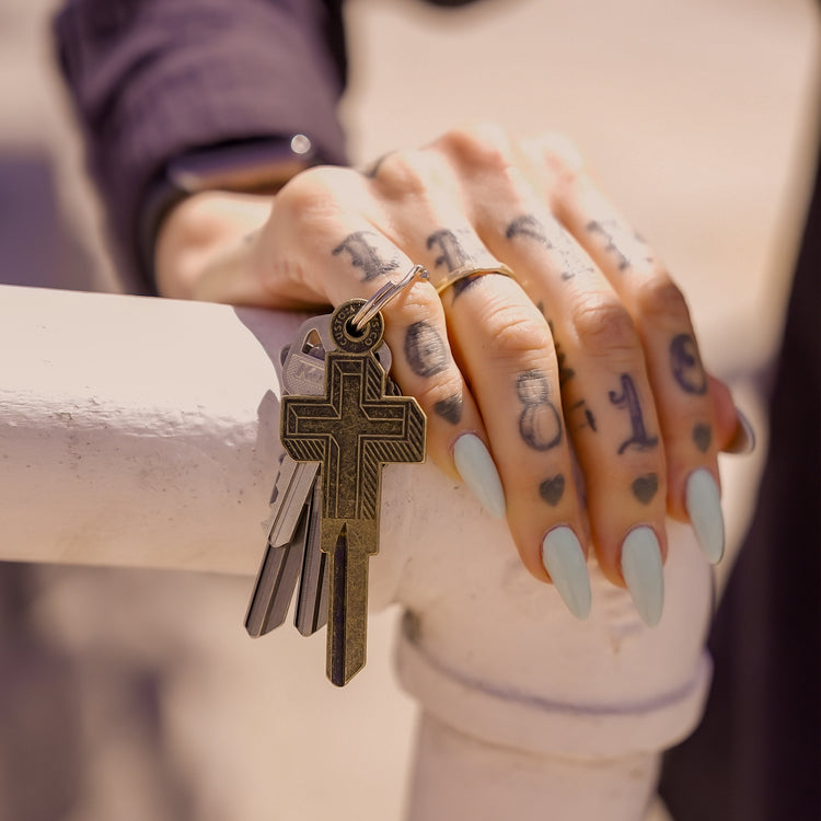 Divine Cross Blank House Key