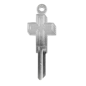 Divine Cross KW1 House Key - Silver