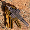 Divine Cross Key Blank - Silver