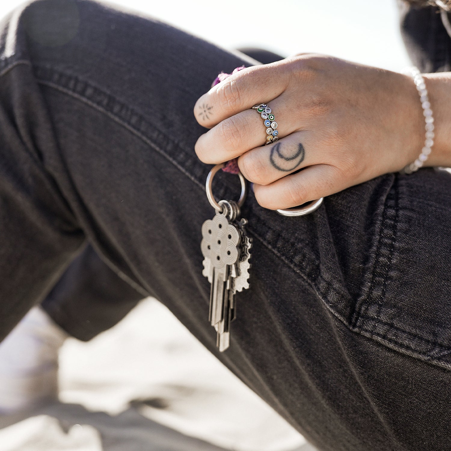 Full Circle KW1 Key Blank - Silver