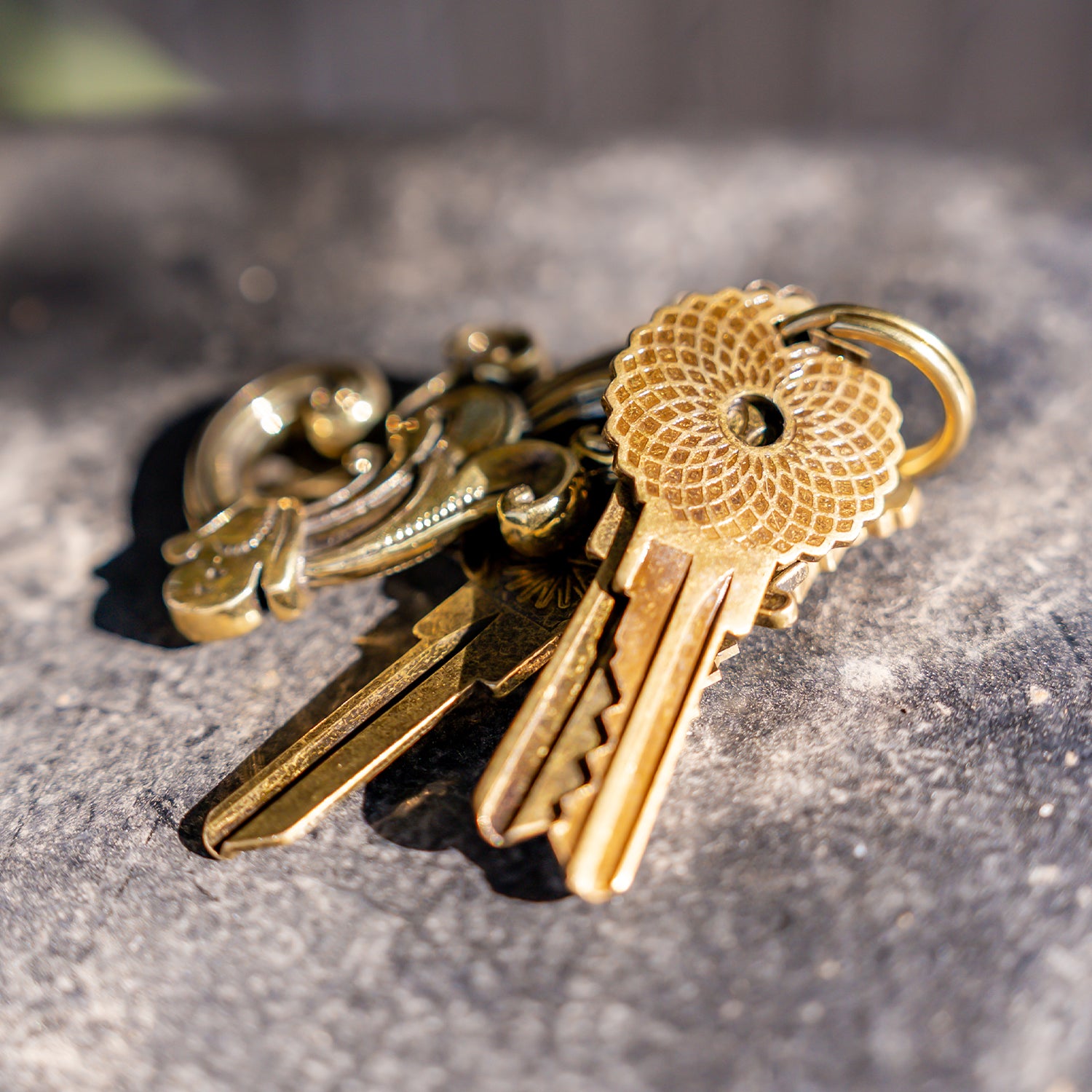 Geometric House Key Blank