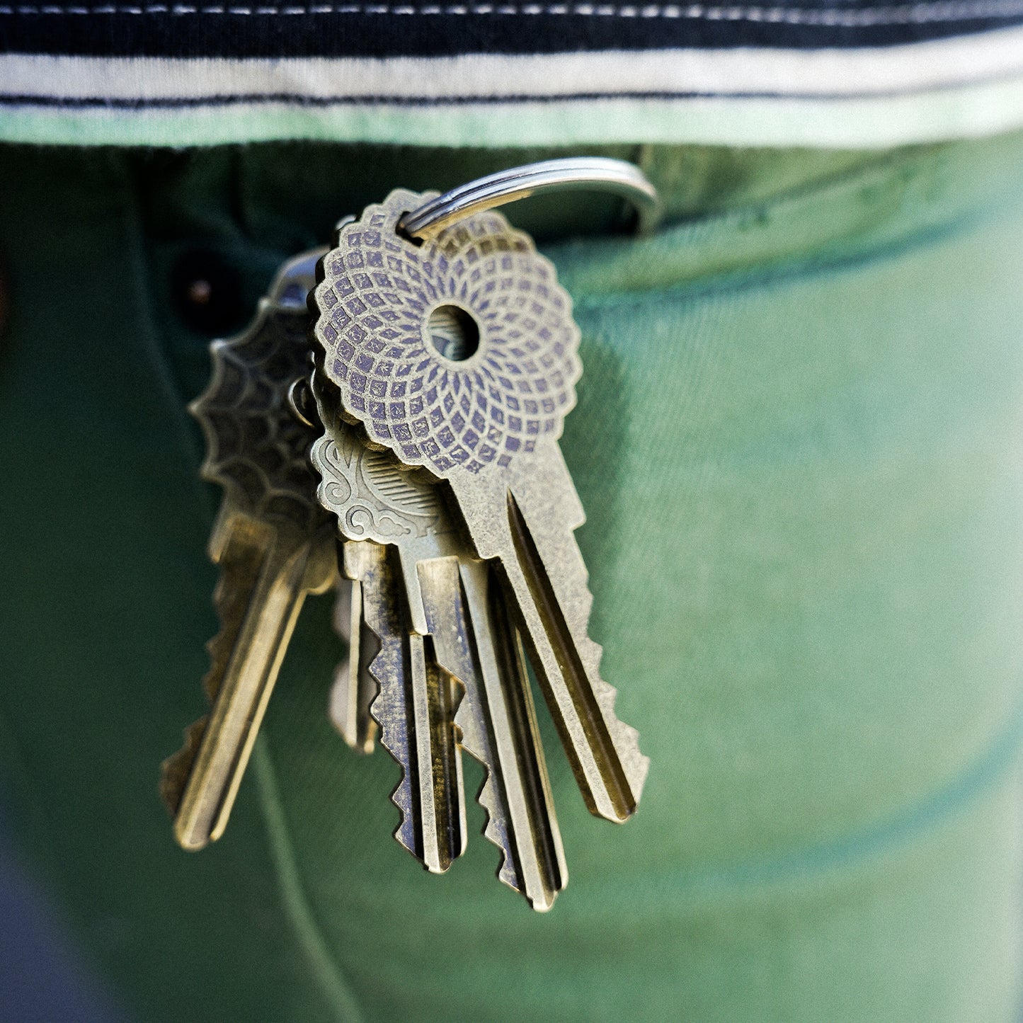 Geometric House Key Blank