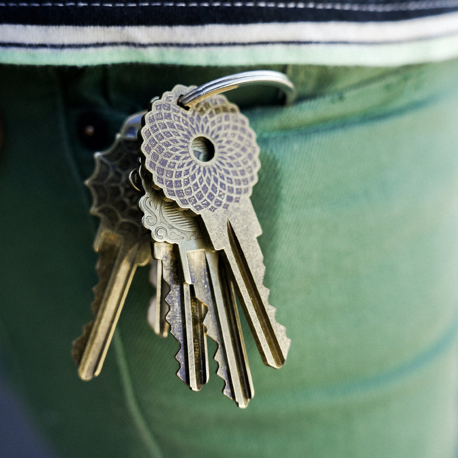 Geometric House Key Blank