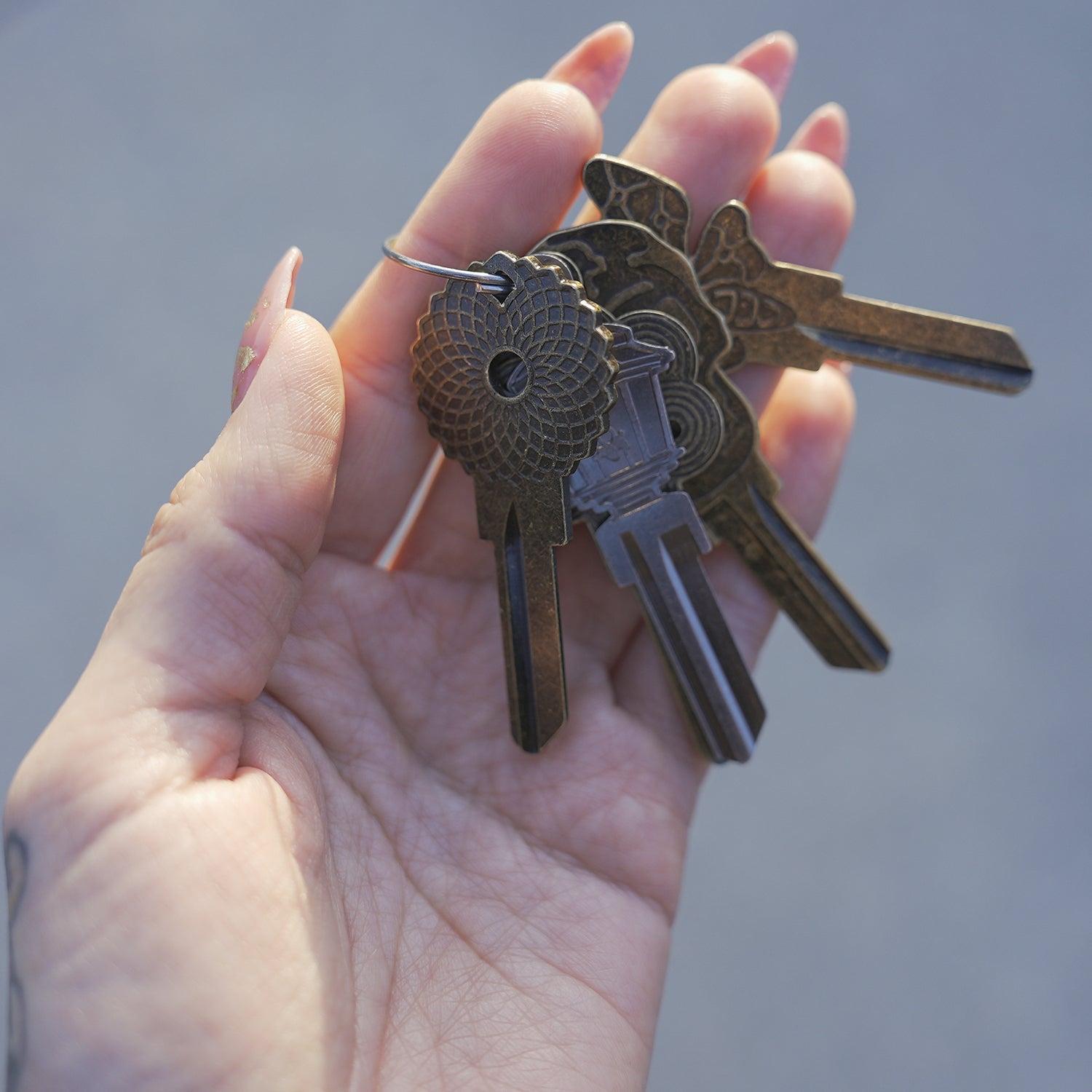 Geometric House Key Blank