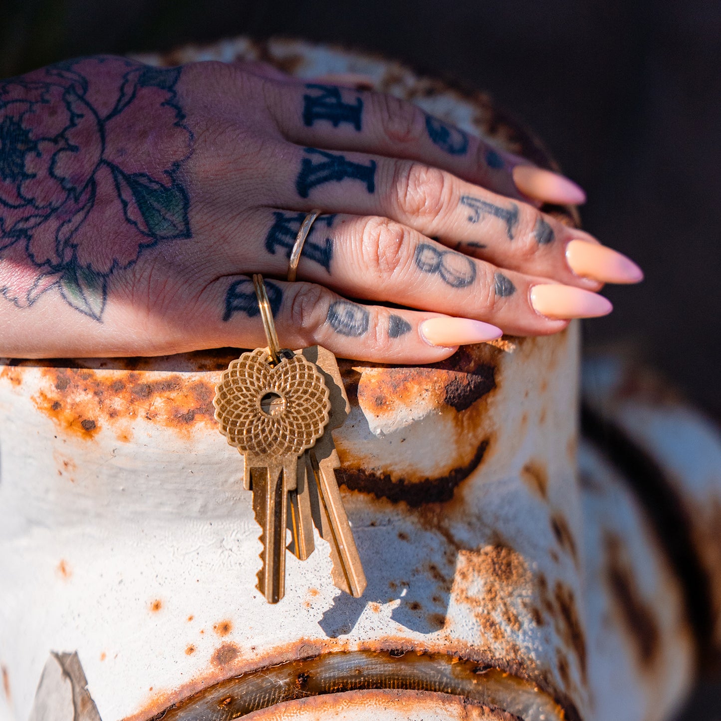 Geometric House Key Blank