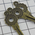 The Gridlock Custom Keys on Grid Background