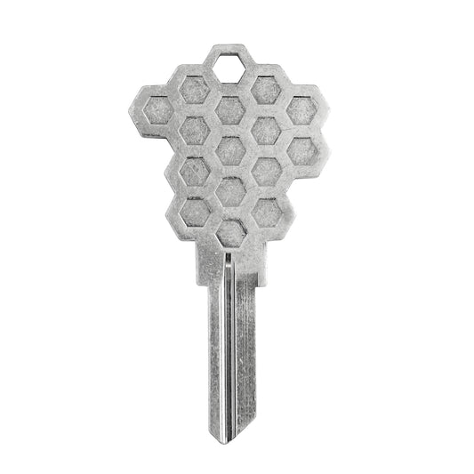 Honeycomb Key - Silver