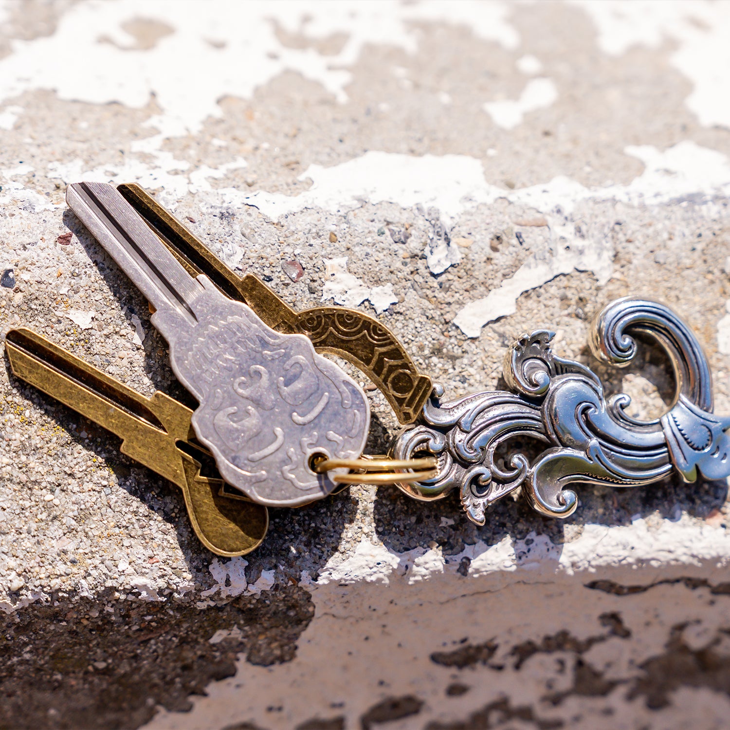 Ｋ*Ｚ様 【廃盤】DOGSTATE Skeleton KEY ペンダント The Skeleton Key - KW1 Silver/Gold – CustomKeys.com