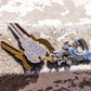 Silver KW1 Skeleton House Key Blanks