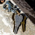 KW1 Skeleton House Key Blank
