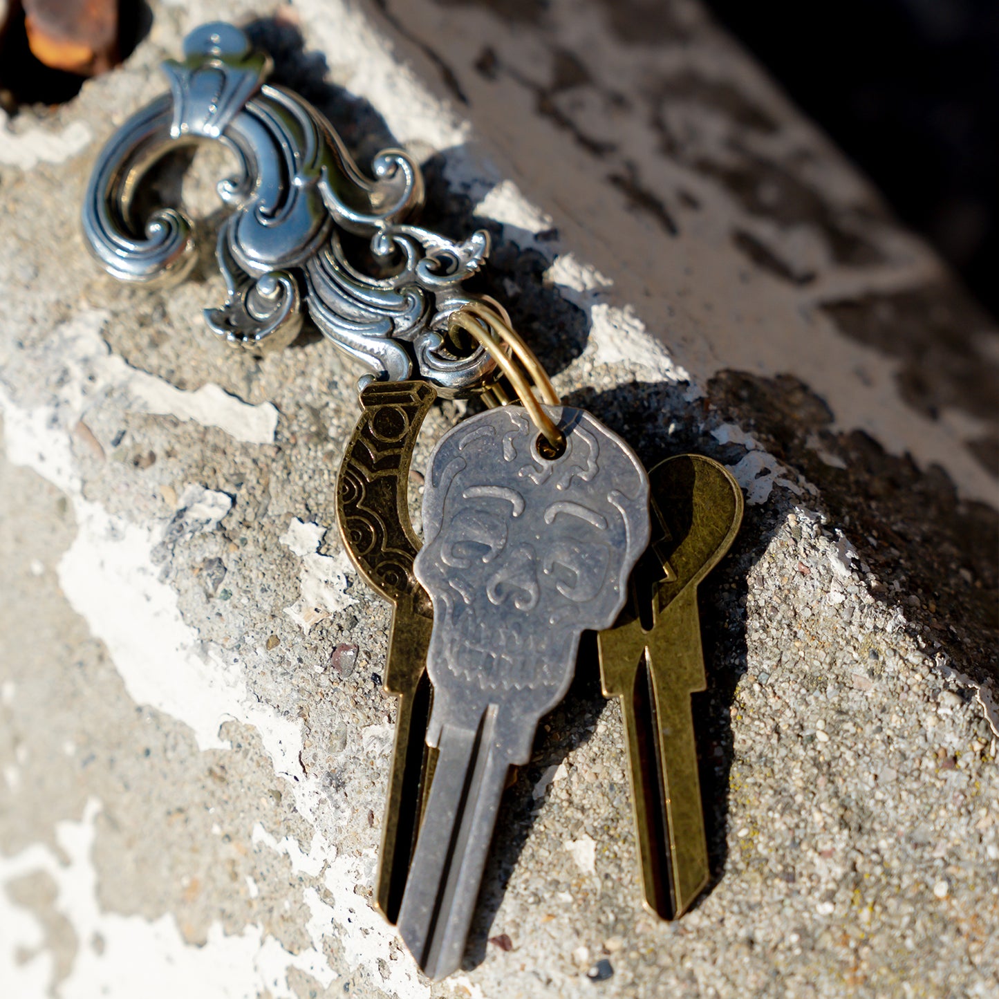 KW1 Skeleton House Key Blank