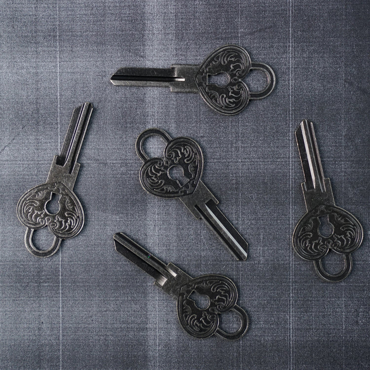 Lovers Custom kw1 Blank Key - Silver