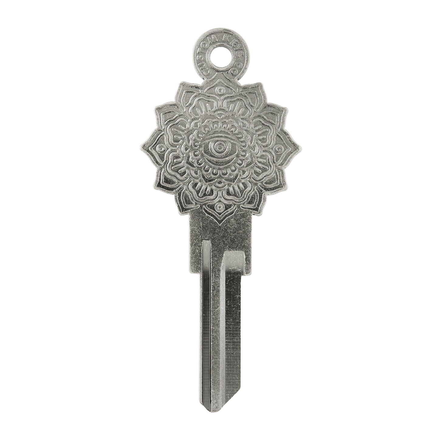 Mandala Key - Silver
