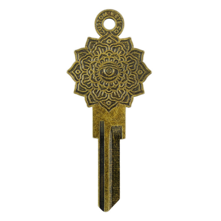 Mandala House Key - KW1 gold