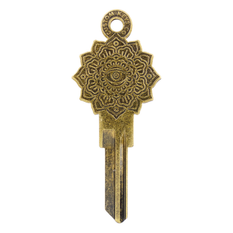 Mandala House Key Blank