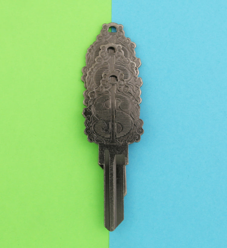 Money Bags Key - Silver