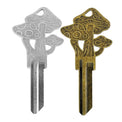 Shrooms Key - KW1 Silver/Brass