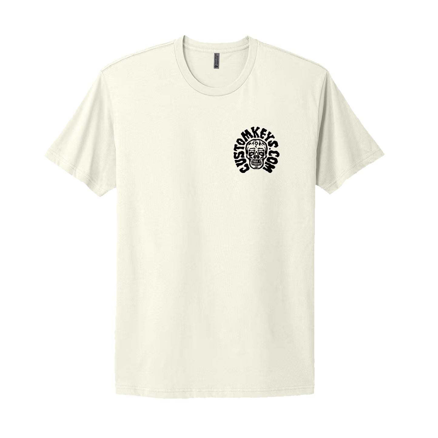 CustomKeys.com Skeleton Key T-Shirt - Natural