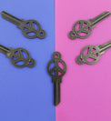 Peace Key - Silver