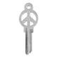Peace KW1 House Key - Silver