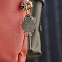 Pentagram House Key on Backpack