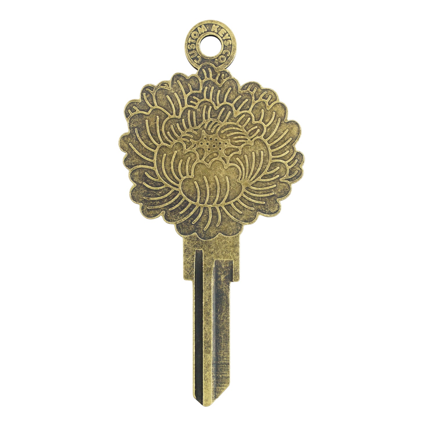 Peony Flower KW1 House Lock Key