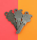Savage Serpent Key - Silver
