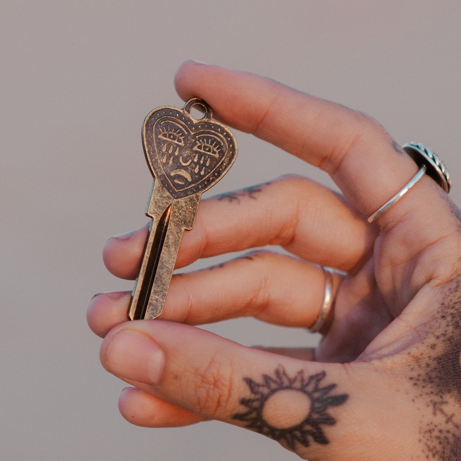 Holding Cry Baby Key